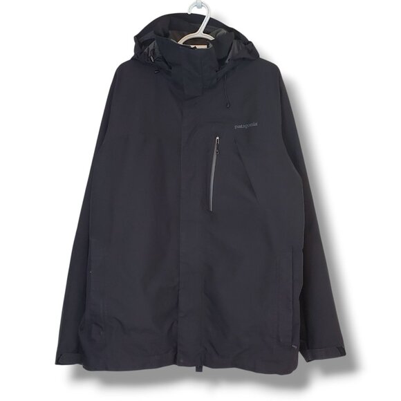 Patagonia H2NO Shell Jacket coat black size L - Picture 1 of 10